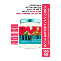 Boom Butter 190 ml saç bakım yağı kavanozu, ürün fotoğrafı