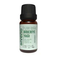Siveno yüzde 100 doğal biberiye uçucu yağı 10 ml amber şişe