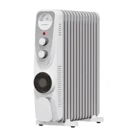Luxell LUX13-FP beyaz-gri 13 dilimli turbo fanlı yağlı radyatör ürün fotoğrafı