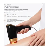 Robx A05 siyah IPL lazer epilasyon aleti ve başlıkları, ürün fotoğrafı