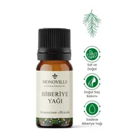 Monoville biberiye uçucu yağı 10 ml cam şişe