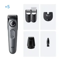 Braun Series 3 BT3560 gri sakal düzeltici, iki tarak, detay tarağı, mini tıraş başlığı ve fırçasıyla