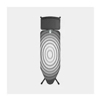 Brabantia C 124x45 cm ütü masası, buhar istasyonu için metal tabla ve halka desenli kılıf, ürün fotoğrafı