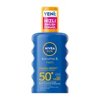 Nivea Sun Koruma ve Nem SPF 50+ güneş koruyucu vücut spreyi 200 ml