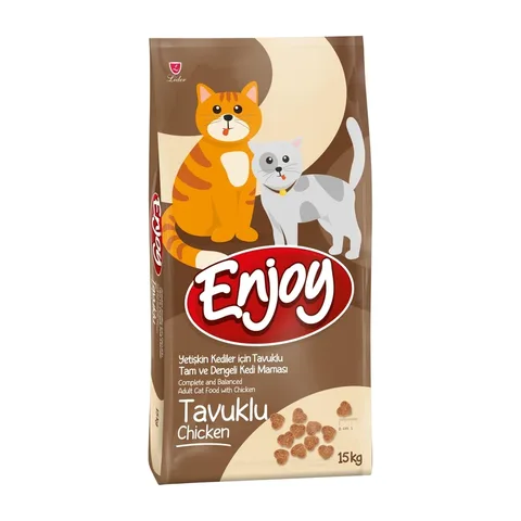 Enjoy Tavuklu Yetişkin Kedi Maması 15 kg — resmi ürün fotoğrafı