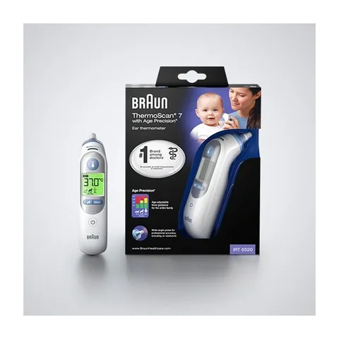 Braun ThermoScan 7 IRT 6520 Kulaktan Ateş Ölçer — resmi ürün fotoğrafı