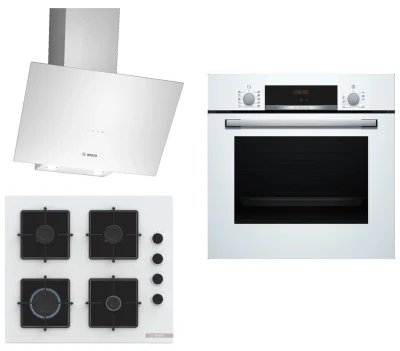 BOSCH Beyaz 3’lü Ankastre Set