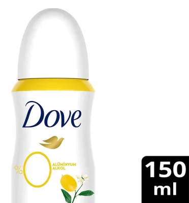 En İyi Deodorant » Bilgenin Tavsiyesi Dove Kadın %0 Alüminyum Limon Çiçeği & Vanilya Deodorant