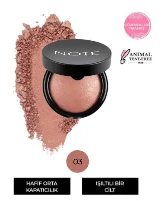 En İyi Allık » Bilgenin Tavsiyesi Note Cosmetics Baked Blusher Işıltılı Allık